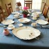 Queen Anne Blue Iris Table Setting - 1